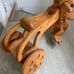 木製　自転車　バイク　インテリアの画像
