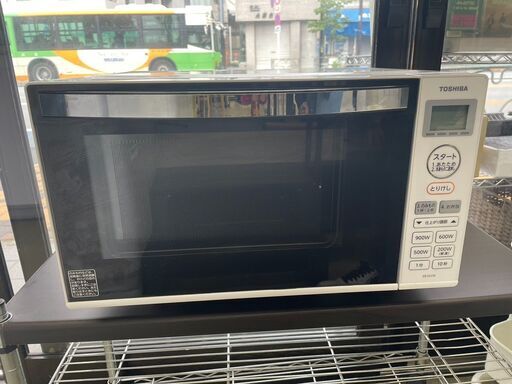 【13】中古　TOSHIBA　電子レンジ　2020年製　ER-SS17A　キッチン家電　動作確認済み