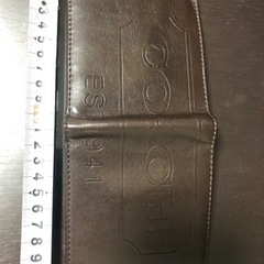 COACH二つ折り財布の画像