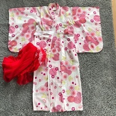 浴衣　和柄　3~4歳　の画像