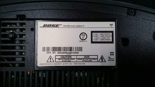 【愛品倶楽部柏店】BOSE WAVE MUSIC SYSTEM III パーソナルオーディオシステム