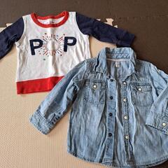 90cm👕babyGap４枚とPolo by Ralph Lauren１枚の４点セットの画像