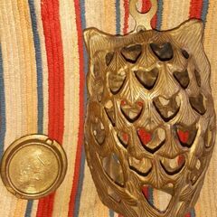 🦉キャンドルホルダー ランタン フクロウ レトロ 不苦労 縁起物の画像