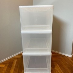 【美品）収納ケース　3段セット