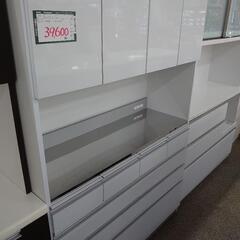 値下げしました！【ダイニングボード】ダイニングボード キッチンボード 4枚扉 食器棚:ホワイト