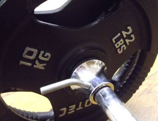 アイロテック バーベル シャフト プレート(15㎏×2) (10㎏×2) 計50