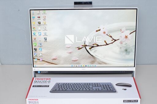 中古良品 一体型パソコン 最新Windows11 NEC DA370/G Celeron-3865U/新品爆速SSD512GB/メモリ8GB/DVDマルチ/カメラ/23.8インチ/テレビ機能