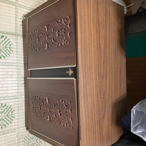 値下げ。レトロ　レコード棚　収納棚