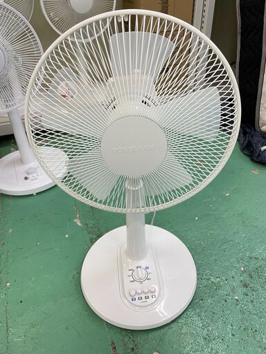 【ユアサ】5枚羽 リビング扇 2018年 KYA-M30WH 3段階調節 熱中症対策 電気代節約 扇風機 生活家電 福島 郡山市 a