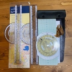 航法計算盤 &プロッター×2 