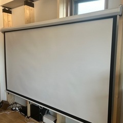 プロジェクタースクリーン 100インチワイド 16:9 4K フ...
