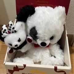 ディズニー　クルエラ　テディ　101匹わんちゃん