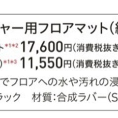ヴォクシー　ラバーマットの画像