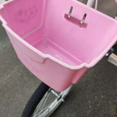 子供用　自転車　１８インチ　補助輪ありの画像