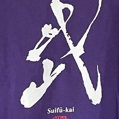 ⑥【 空手 武 Tシャツ XS サイズ 紫色 全空連 和道会 水風会  】の画像
