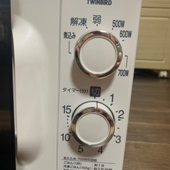 電子レンジ　2021年製の画像