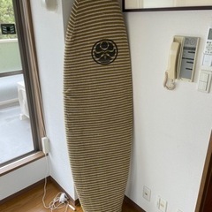 サーフボード(ショート) + リーシュ、ワックス、カバー