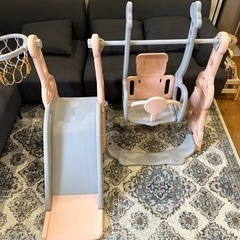 【取引済】子供用滑り台、ブランコセット
