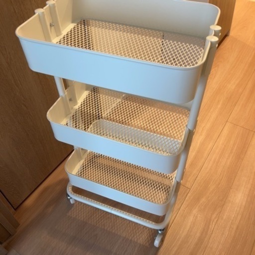 【取引中】IKEA ワゴンホワイト