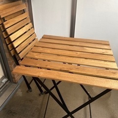IKEA テルノー　テーブル＆チェア2脚 屋外用