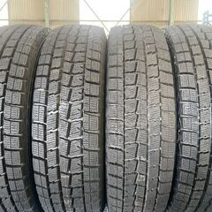 中古スタッドレスタイヤ4本セット！165/70R14ダンロップWM01 マーチ、タフト、ソリオなどに！