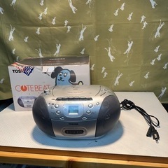 東芝　CDカセットラジオ