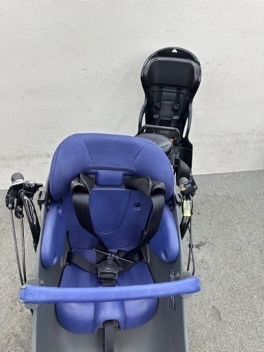 お子様送迎に最適　人気な車種　パナソニックギュットミニ　3人乗り電動自転車　子供シート付き