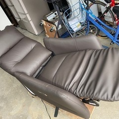 NITORI  ニトリ電動本革リクライニングチェアー2モーター式　LE 01　●E061W007の画像