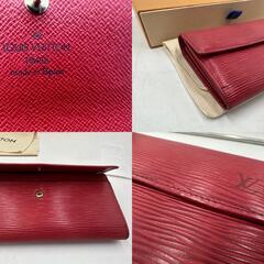 【超美品】「本物」ルイヴィトン エピ ポシェット ポルト モネクレディ M6357E 財布 長財布　No1の画像