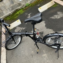 《使用期間４ヶ月》折りたたみ自転車(訳あり)