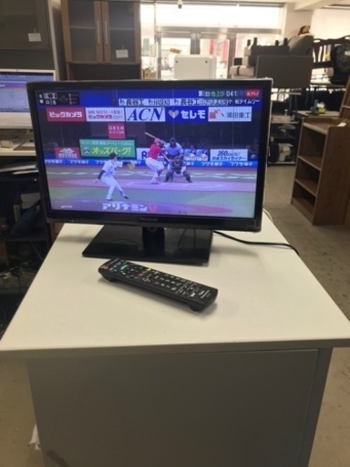 取引場所　南観音　O2306-409 Panasonic 19インチ液晶テレビ　2015年製　TH-19C305 リモコンあり　視聴動作確認済み