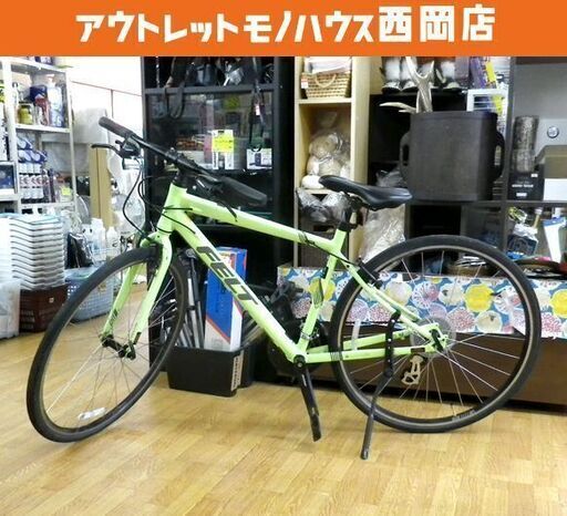 クロスバイク FELT VERZA SPEED 50 マットピスタチオ 2017年 身長160～170cm サイズ48 シートチューブ450mm トップチューブ535mm ベルザ スピード 21段変速 700×32C 札幌市 豊平区 西岡