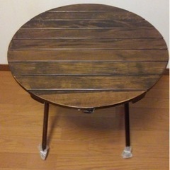 ★★天然木ガーデンテーブル（折畳み式）