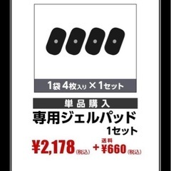 ディープエクサ18 筋トレ ダイエット 美顔 小顔 EMS  13000円のジェルパッド付きの画像
