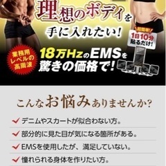 ディープエクサ18 筋トレ ダイエット 美顔 小顔 EMS  13000円のジェルパッド付きの画像