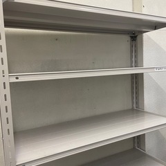 スチールラック白