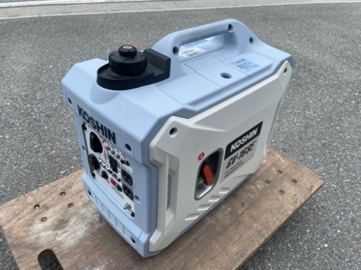 ☆美品 中古品 工進 KOSHIN インバーター発電機 GV-16SE 無鉛ガソリン 動作問題なし キャンプ アウトドア 工事 ☆