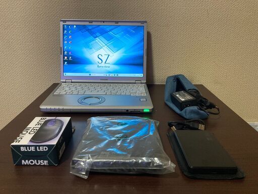  Pnasonic Let`sNote CF-SZ6 i5-7300U 4GBメモリ 512GBSSD（新品）Webカメラ 純正AC付