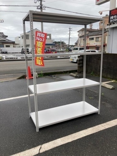値下げ8580→7580‼️スチールラック　④ リサイクルショップ宮崎屋　佐土原店23.6.11F