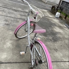 お取引き成立　26インチ自転車　ピンク　ギアなしの画像