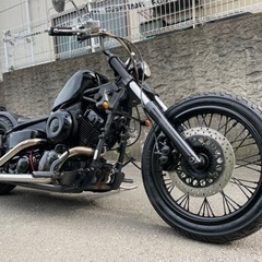 ドラックスター400 オールブラック　車検２年付き　フリスコ