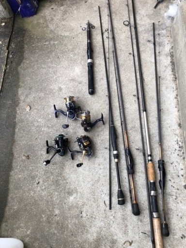 いらなくなったリールと竿を売ります！