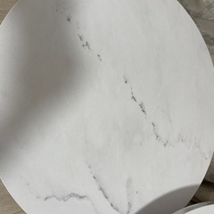 【美品】LOWYA 大理石柄ネストテーブル2個セット