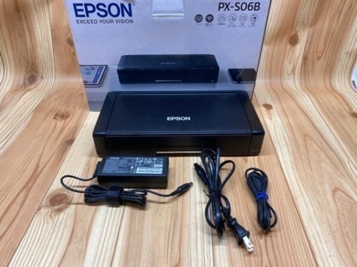 （決まりました）EPSON モバイルプリンター　PX-S06B 通電・起動品【ジャンク扱い】 エプソン
