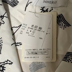 INHERIT 新品未使用　定価5940円　ロングシャツの画像