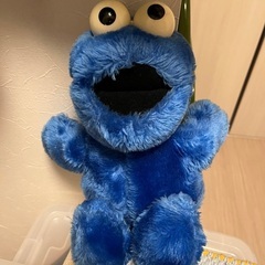 セサミストリート エルモ クッキーモンスター ぬいぐるみ レトロ 海外 無料の画像