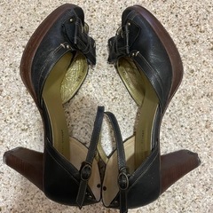 サンダル　靴　ミュール　アトリエブルージュ　サンダル　ハイヒール　ミュール　ATELIER BRUGGE (アトリエブルージュ)　　の画像