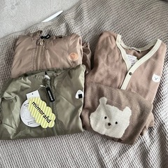 【タグ付き】mimorand 子ども服 ジャンパー等4点　100cm