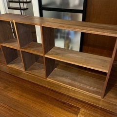 【取引中】無印　スタッキングシェルフ本棚お譲りします。