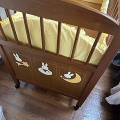 ミッフィーベビーベッド　受け渡し決定の画像